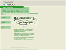 Tablet Screenshot of mdmasonry.tripod.com