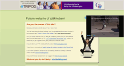 Desktop Screenshot of ajitkhubani.tripod.com