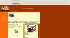 Desktop Screenshot of club-adrenaline.tripod.com