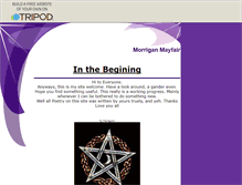 Tablet Screenshot of morrigan-mayfair.tripod.com
