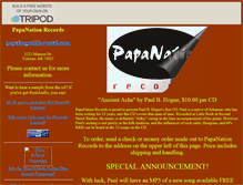 Tablet Screenshot of papahogue.tripod.com