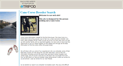 Desktop Screenshot of canecorsobreeders.tripod.com