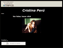 Tablet Screenshot of cristinaperu.tripod.com