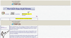 Desktop Screenshot of mfskarate.tripod.com