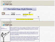 Tablet Screenshot of mfskarate.tripod.com