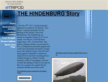 Tablet Screenshot of hindenburg1937.tripod.com