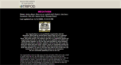 Desktop Screenshot of megathism.tripod.com
