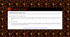 Desktop Screenshot of freakingkids.tripod.com