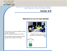 Tablet Screenshot of center4h.tripod.com
