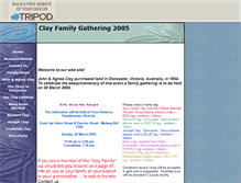 Tablet Screenshot of clayfamilygathering.tripod.com