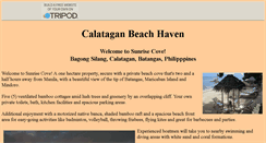 Desktop Screenshot of calataganbeach.tripod.com