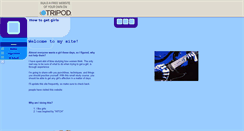 Desktop Screenshot of howtogetgirls.tripod.com