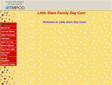Tablet Screenshot of littlestarsdaycare.tripod.com