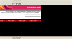 Desktop Screenshot of dfwsisterfriends.tripod.com
