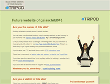 Tablet Screenshot of gaiaschild043.tripod.com