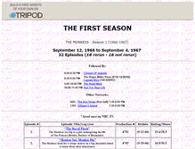 Tablet Screenshot of monkeestv2.tripod.com
