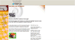 Desktop Screenshot of mcmillan-academy.tripod.com