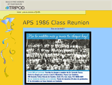 Tablet Screenshot of clase86aps.tripod.com