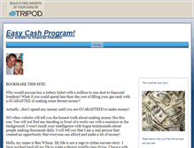Tablet Screenshot of easycashprogram.tripod.com