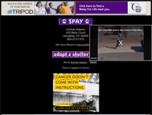 Tablet Screenshot of animalhelpers.tripod.com