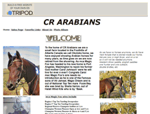 Tablet Screenshot of crarabians.tripod.com