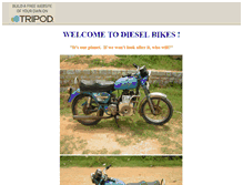 Tablet Screenshot of dieselbike.tripod.com