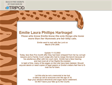 Tablet Screenshot of emiliehartnagel.tripod.com