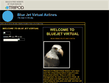 Tablet Screenshot of bluejetvirtual.tripod.com