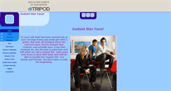 Desktop Screenshot of instantstarfanz.tripod.com