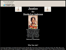 Tablet Screenshot of justiceformartin.tripod.com