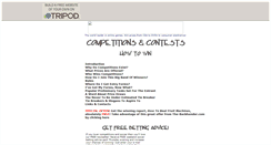 Desktop Screenshot of contests4you.tripod.com