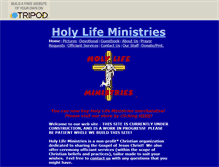 Tablet Screenshot of holylifeministries.tripod.com