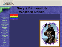 Tablet Screenshot of garysballroomwestern.tripod.com