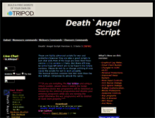 Tablet Screenshot of deathangelscript.tripod.com