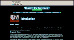 Desktop Screenshot of cloning-for-dummies.tripod.com