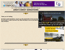 Tablet Screenshot of amiessweetsensations.tripod.com