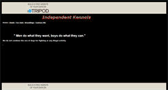 Desktop Screenshot of independentkennels.tripod.com