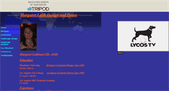 Desktop Screenshot of margaretlalikdesign.tripod.com