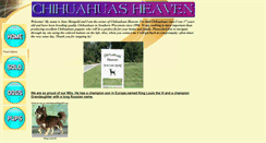 Desktop Screenshot of chihuahuasheaven.tripod.com