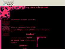 Tablet Screenshot of my-name-is-laura.com.tripod.com