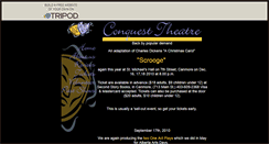 Desktop Screenshot of conquesttheatre.tripod.com