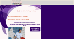 Desktop Screenshot of dustin-garrett.tripod.com