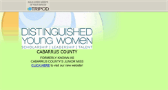 Desktop Screenshot of cabarrusjrmiss.tripod.com