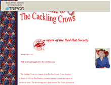 Tablet Screenshot of cacklingcrows.tripod.com
