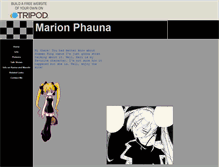 Tablet Screenshot of marionphauna0.tripod.com