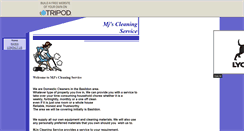 Desktop Screenshot of mjscleaningservice.tripod.com