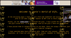 Desktop Screenshot of annie43.tripod.com
