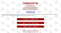 Desktop Screenshot of campaign99.tripod.com