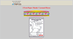 Desktop Screenshot of papermachehorses4u.tripod.com