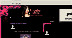 Desktop Screenshot of phoebemariemusic.tripod.com